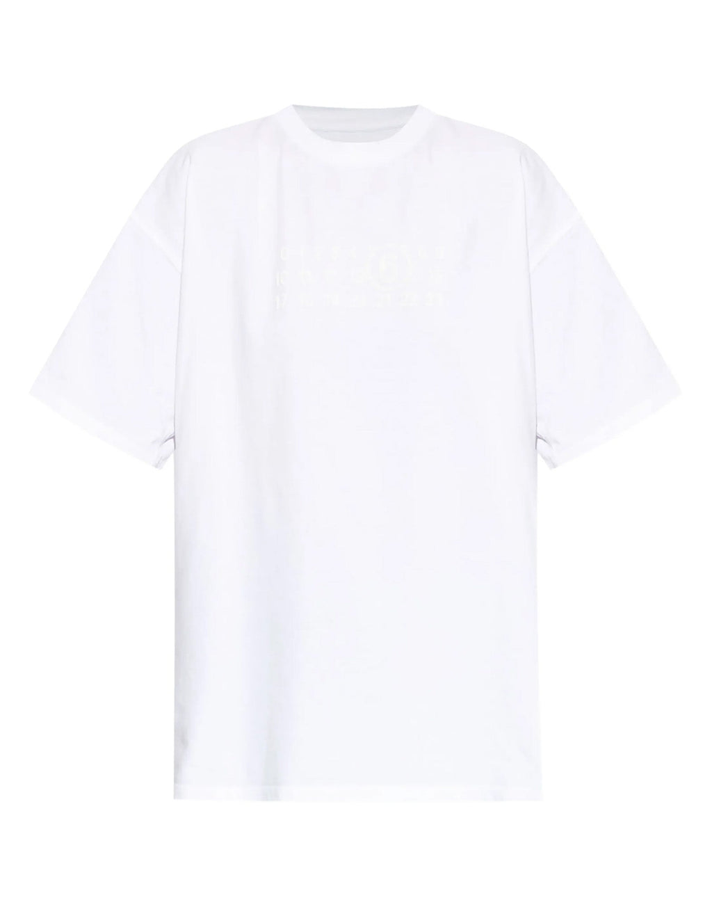 MM6 MAISON MARGIELA White Numeric Logo T-shirt