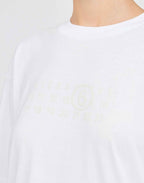 MM6 MAISON MARGIELA T-shirt con Numeric Logo Bianca