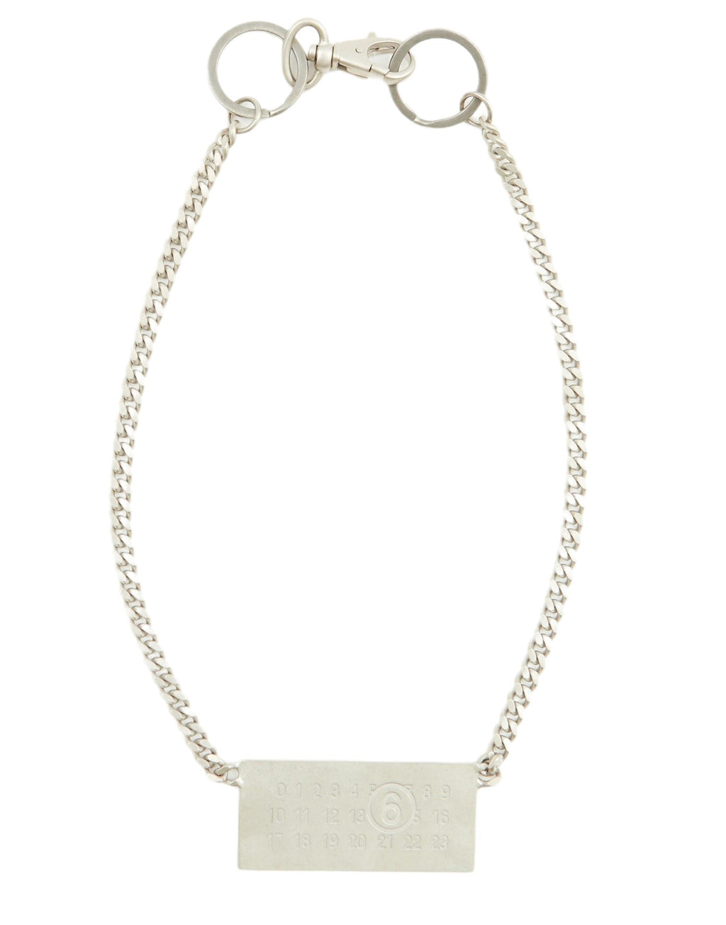 MM6 MAISON MARGIELA Tumbled Palladium Necklace