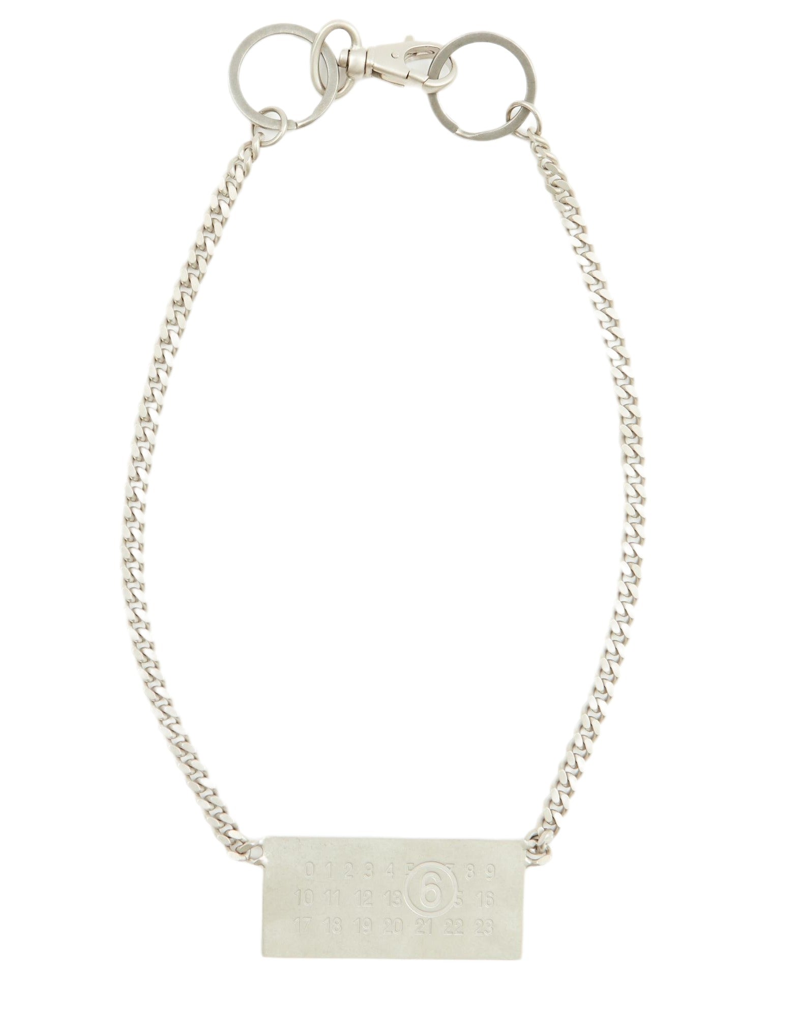 MM6 MAISON MARGIELA Tumbled Palladium Necklace