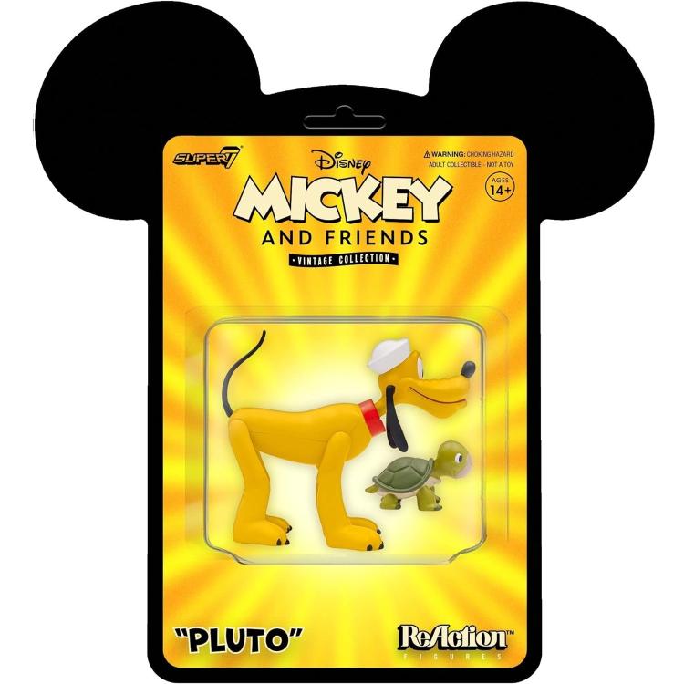 Super7 Disney Mickey & Friends "Pluto" Action Reaction Figure Cane Topolino 9Cm