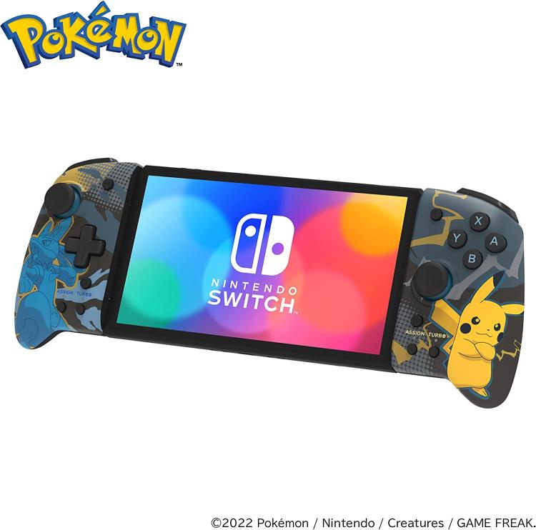 Hori Split Pad Pro Pokemon Lucario And Pikachu Controller For Nintendo Switch Oled