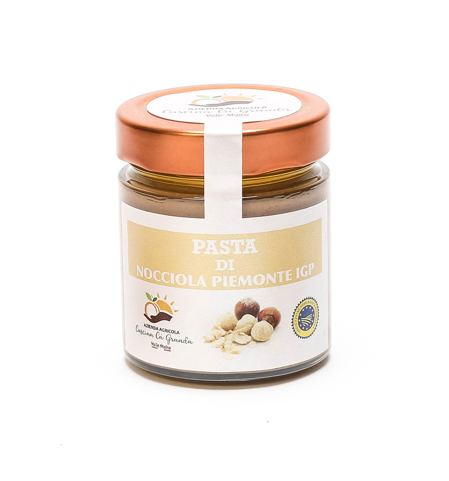 100% Hazelnut Paste. Piedmont Hazelnuts PGI. 0% Compromise. Gluten-Free