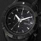Philip Watch Blaze – Cronografo Quarzo Swiss Made, Nero/IP Nero, 45mm – R8271615002