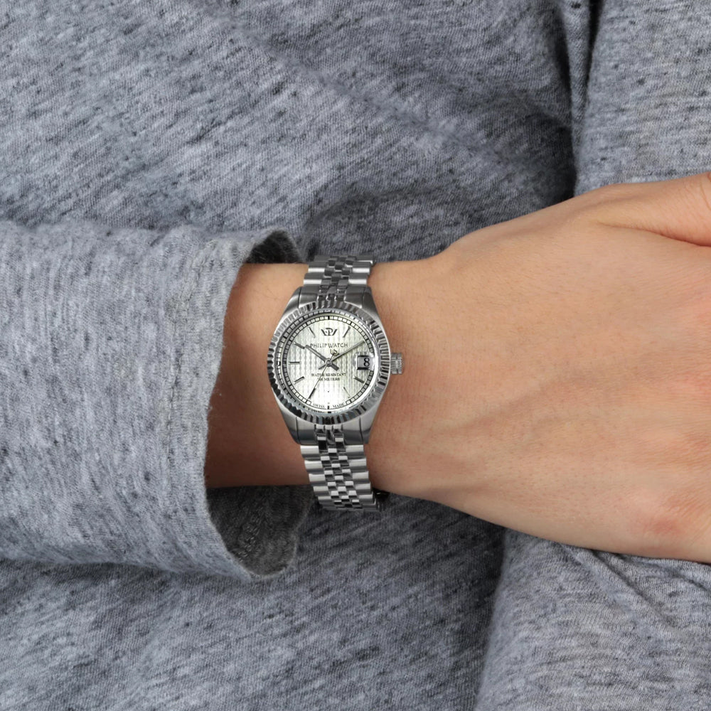 Philip Watch Caribe – Quarzo Swiss Made, Grigio, 31mm – R8253597539