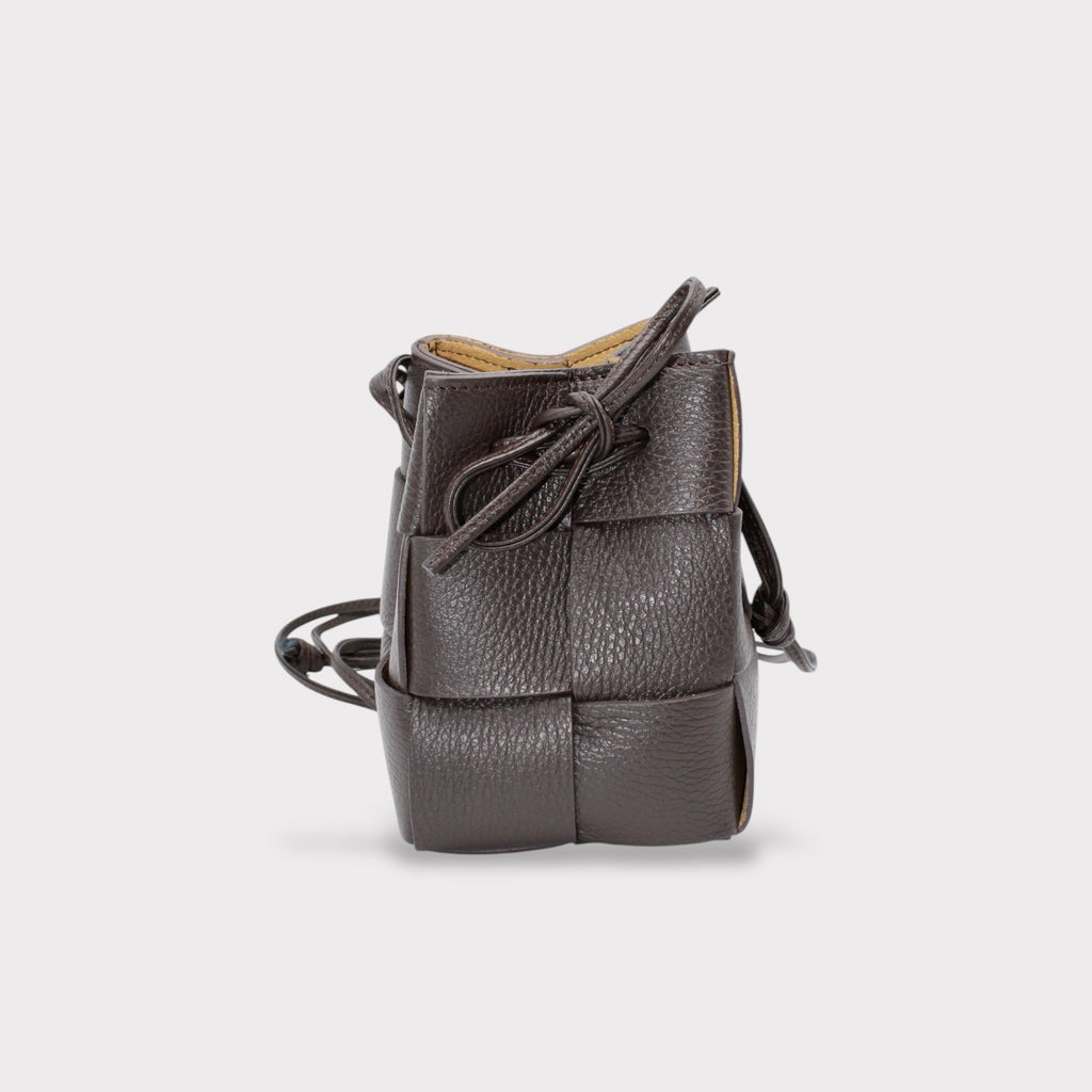 Emi - Handmade Drawstring Woven Crossbody Bag