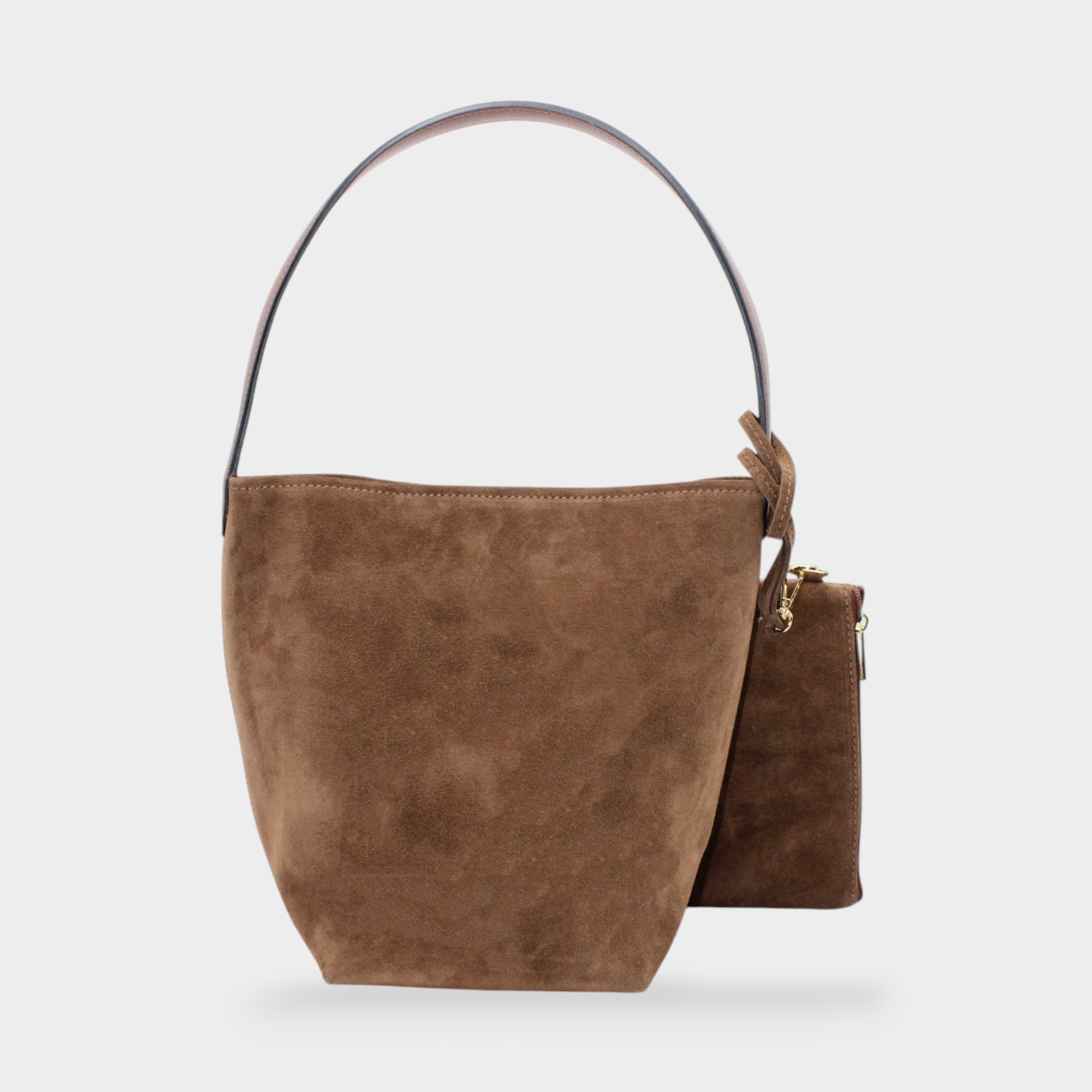 Ella - Borsa in pelle scamosciata minimalista