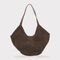 Elsa - Suede Leather Boat Tote Bag