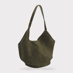 Elsa - Suede Leather Boat Tote Bag