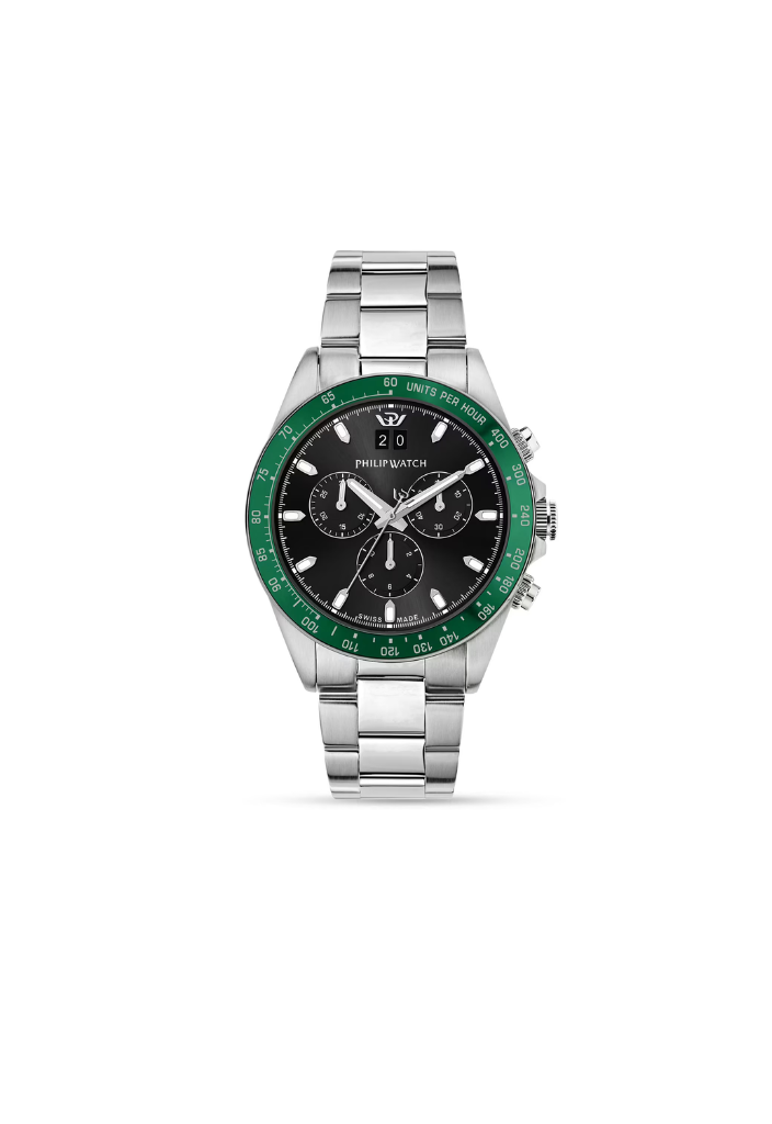 Philip Watch Caribe Sport Quartz Chronograph R82736 green
