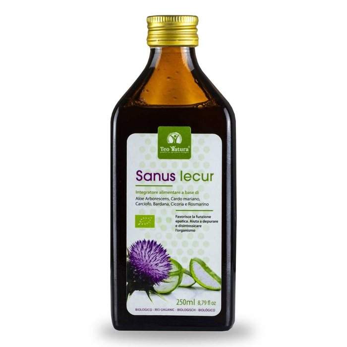 Organic Aloe and Milk Thistle Supplement 250ml - Sanus Iecur