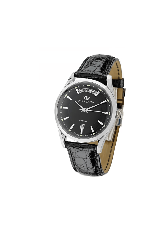 Philip Watch Sunray Automatic Black R82 Leather