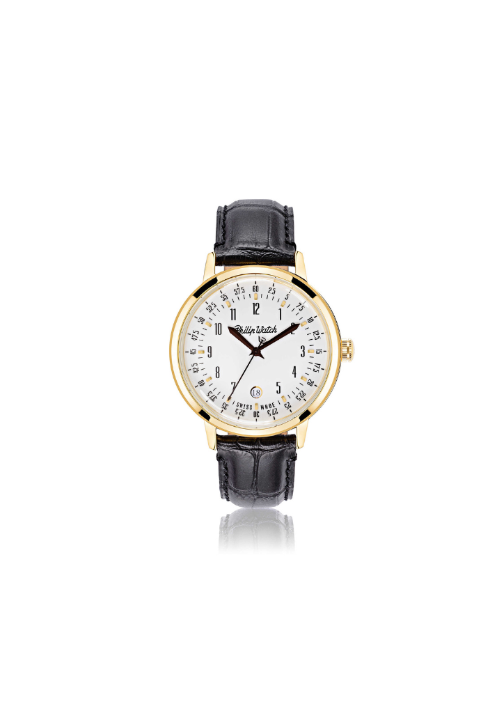 Philip Watch Caribe R8251598003 – Swiss Made Quartz, Elegant White Dial
