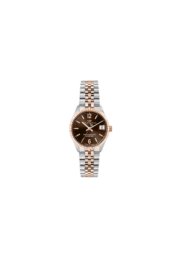 Philip Watch Caribe Donna Marrone – swiss made con data R8253597660