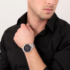 Philip Watch R8273665004 – Swiss Made quartz chronograph, black dial, 41mm case