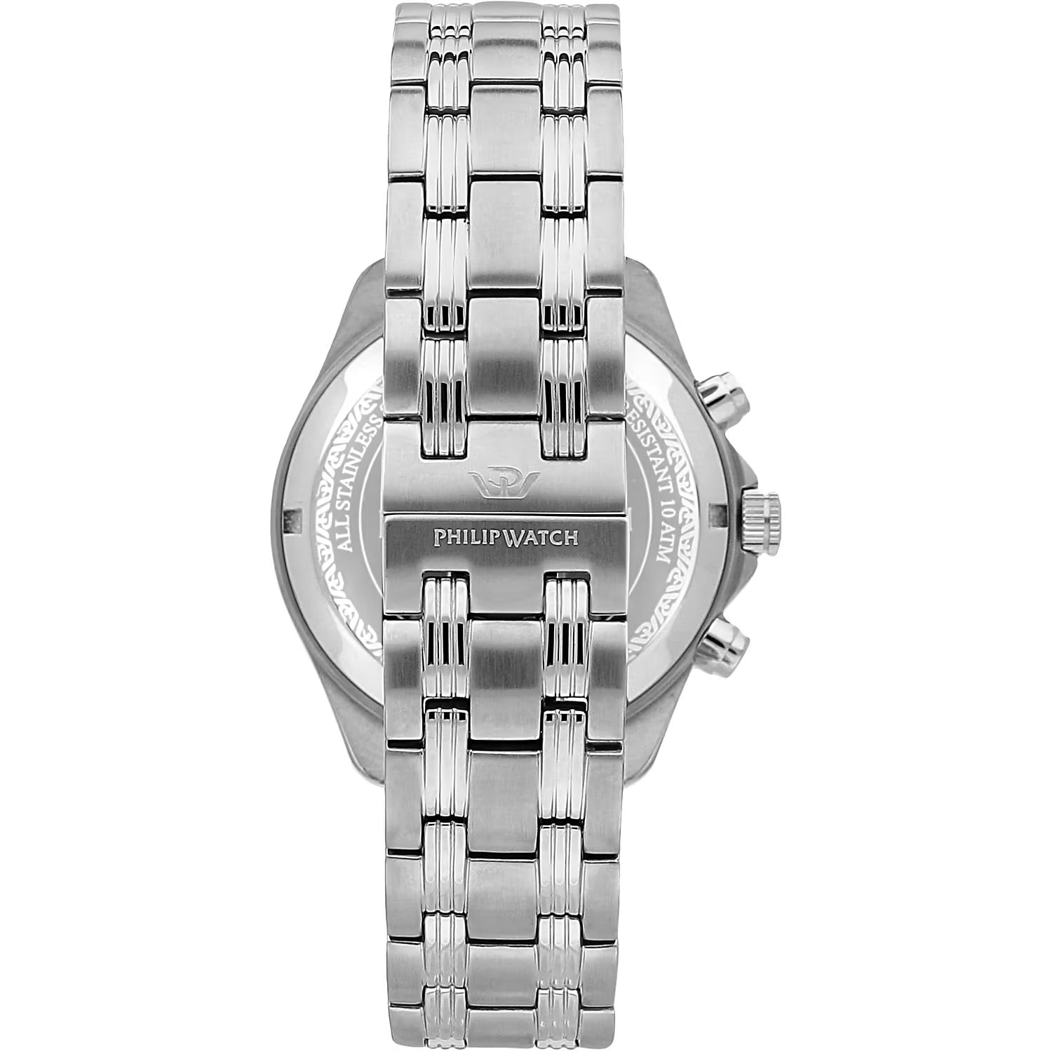 Philip Watch R8273665004 – Cronografo al quarzo Swiss Made, quadrante nero, cassa 41mm