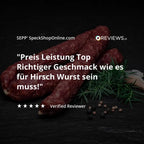 SEPP' Smoked Deer Sausages (3 pcs.)