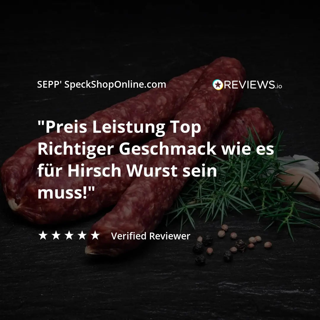 SEPP' Smoked Deer Sausages (3 pcs.)