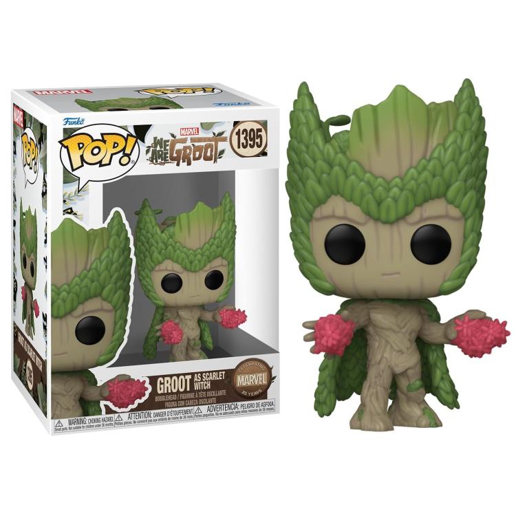 Funko Pop! Marvel Wag - Scarlet Witch We Are Groot - (1395) - Vinyl Figure 9Cm