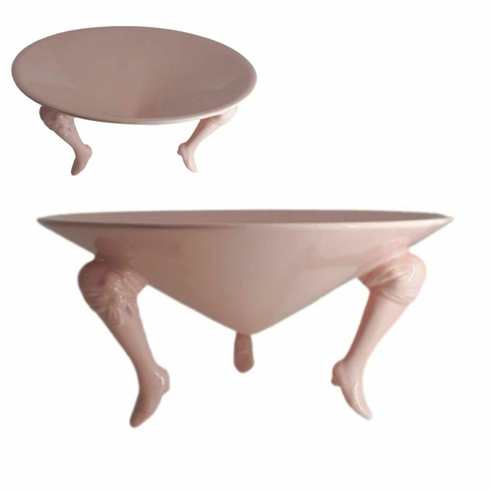 Rebirth Powder Pink Modern Table Centerpiece on Tiptoes 36 cm