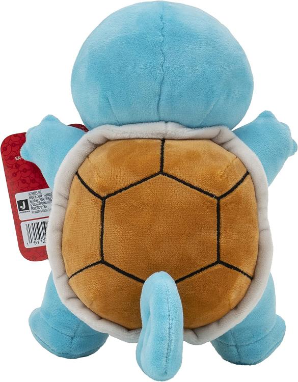 Jazwares Plush Pokemon Squirtle 20cm Toy Puppet 8"