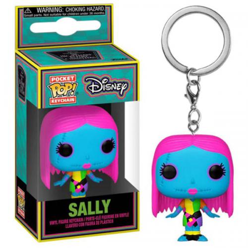 Funko Pop! Keychain Disney - Nightmare Before Xmas Blacklight Sally Keychain