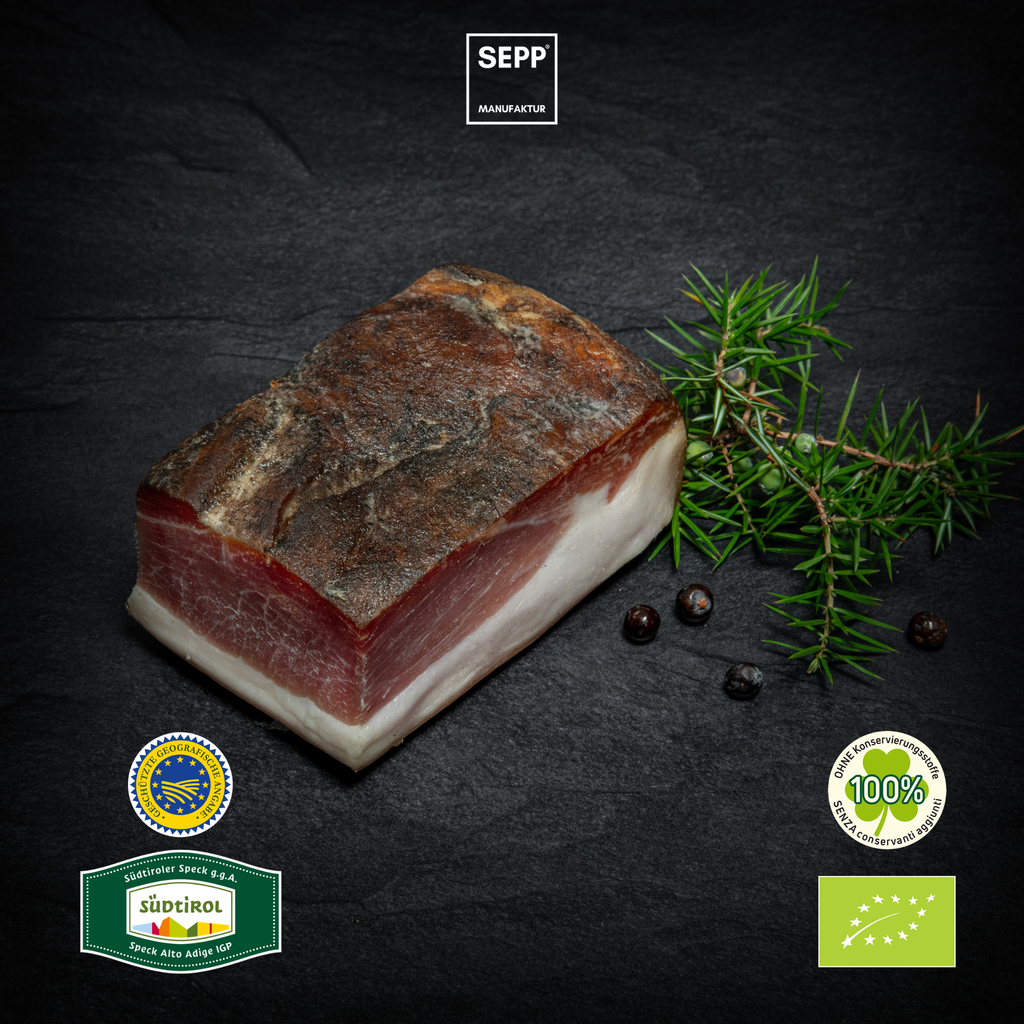 SEPP' Organic South Tyrolean Speck PGI - 'The Core' without Curing Salt 💚