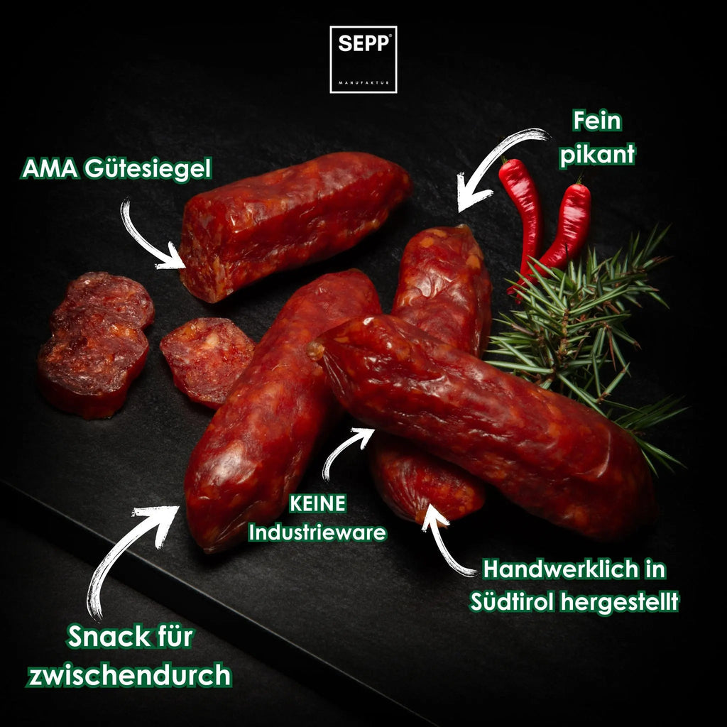 SEPP' SalaMINIs spicy (4 pcs.) **NEW**