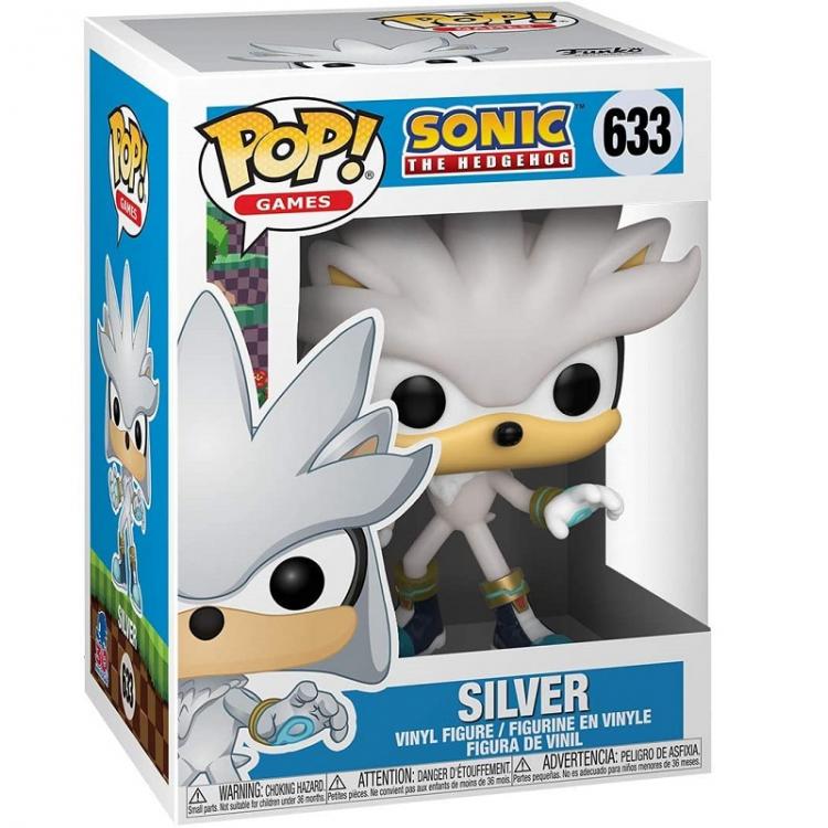 Funko Pop! Games Sonic The Hedgehog 30th - (633) Silver Hedgehog Figure 9cm
