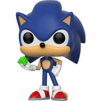 Funko Pop ! Games Sonic The Hedgehog - (284) Sonic With Emerald Vinyl Figure
