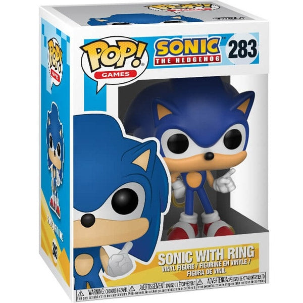 Funko Pop! Games Sonic The Hedgehog - (283) Sonic With Ring Figure 9cm