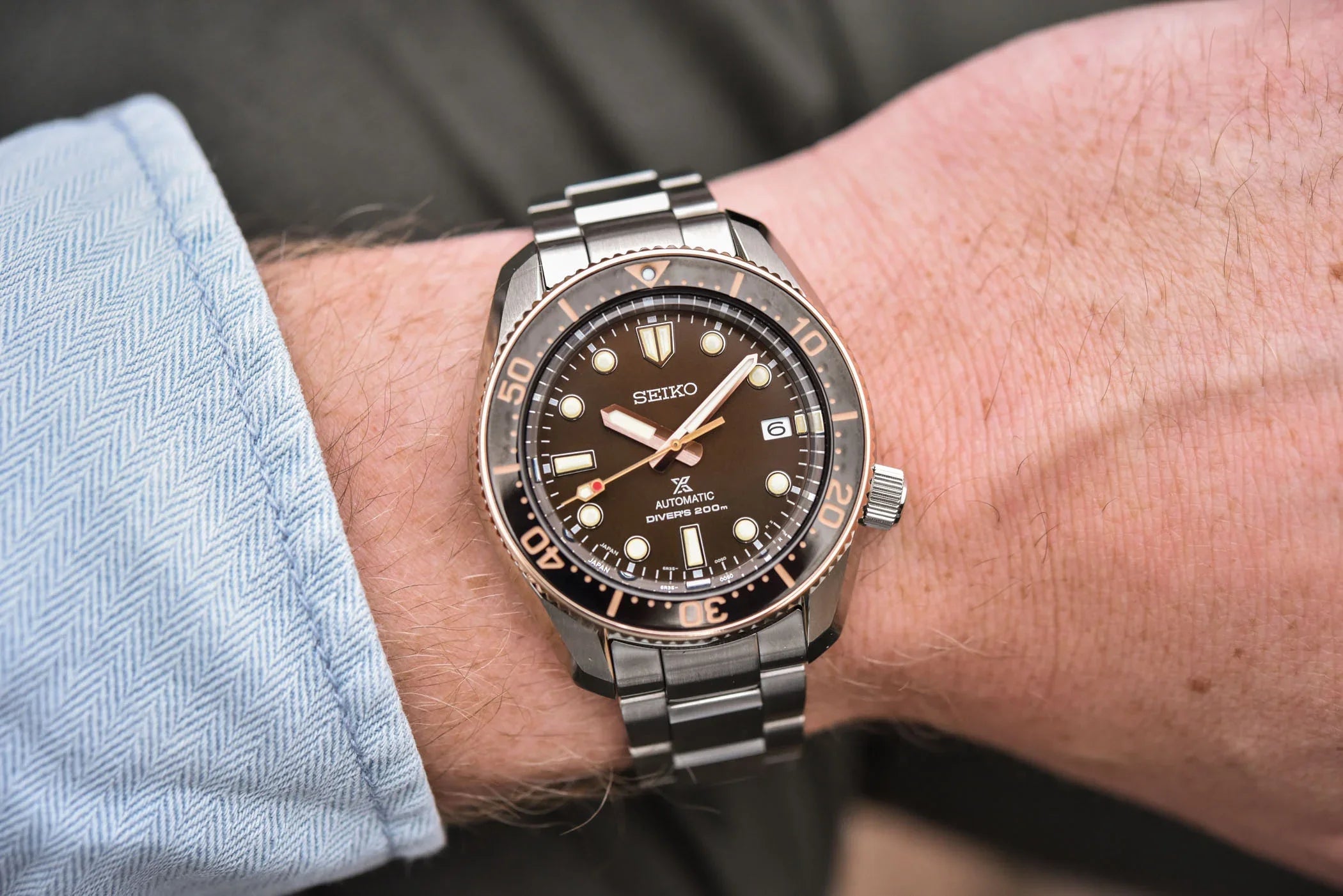 Seiko SPB240J1 – Automatic Diver 200M – Brown/Black Dial – 42mm Case – Code SPB240J1