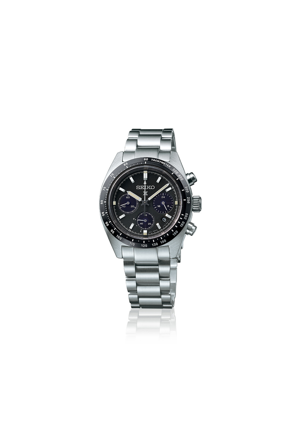 Seiko SSC819P1 – Solar Speedtimer Chronograph – Black Dial – 39mm Case – Code SSC819P1