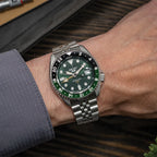 Seiko 5 Sports SSK035 – Automatic GMT, Green Dial, 42.5mm, Stainless Steel, Product Code SSK035