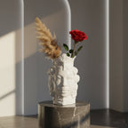 Sharon Testa di Moro Porcellana Bianca Capodimonte 24x18 cm