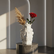 Sharon White Porcelain Moor's Head Capodimonte 24x18 cm