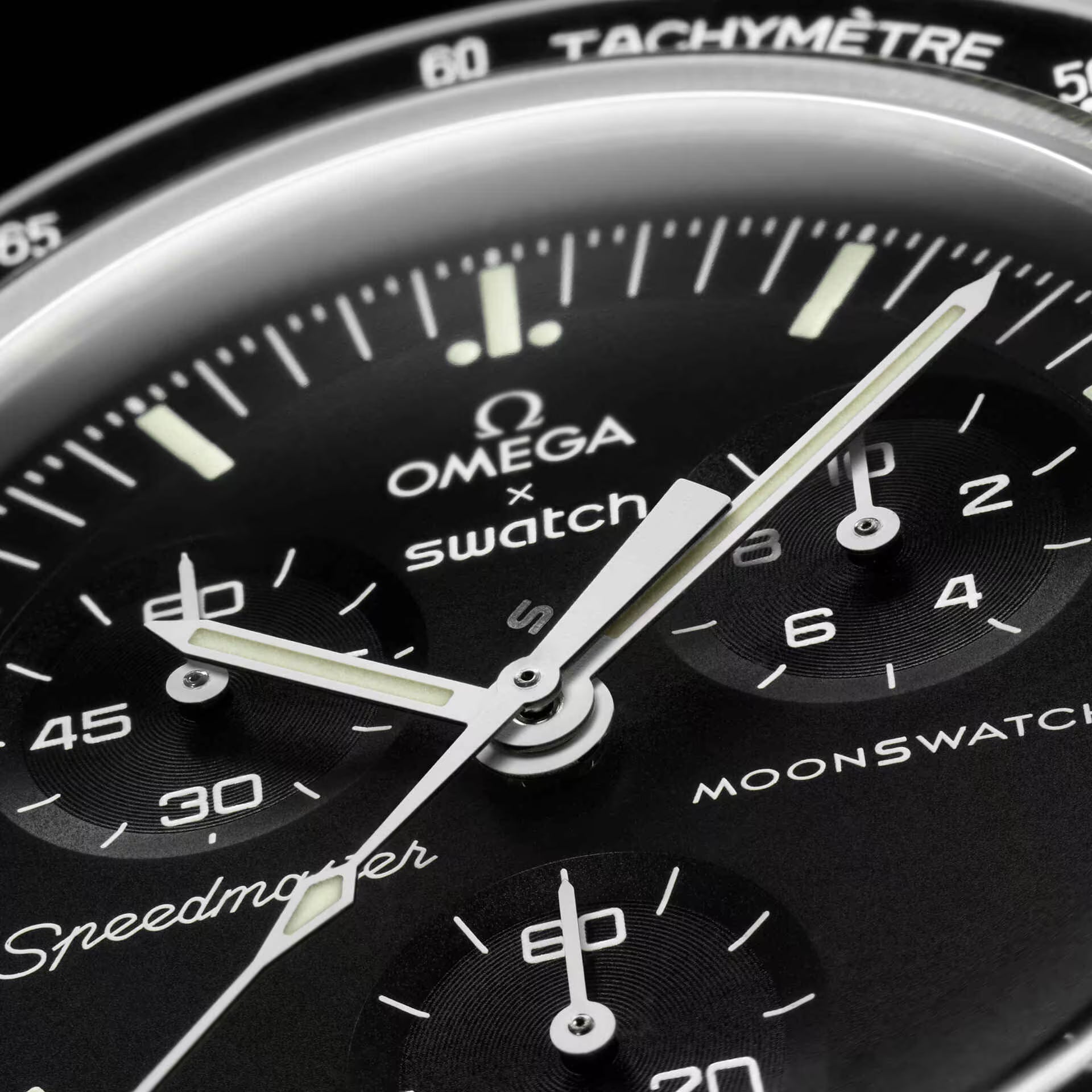 Swatch x Omega MoonSwatch Mission to the Moon SO33M100 – Cronografo quarzo Bioceramic 42mm nero/grigio