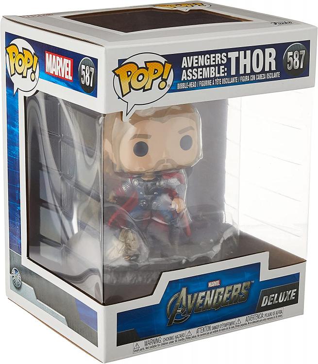 Funko Pop! Marvel Avengers Deluxe Thor (587) Special Edition Bobble-Head