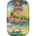 Pokemon Mini Tin: Paldea Sfavillante Collezione Gcc Tcg (Arboliva E Leafeon) Ita
