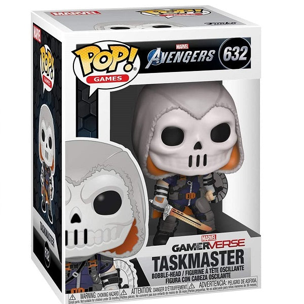 Funko Pop Games Marvel Avengers 632 Taskmaster Vinyl Figure Gamaverse Statuetta