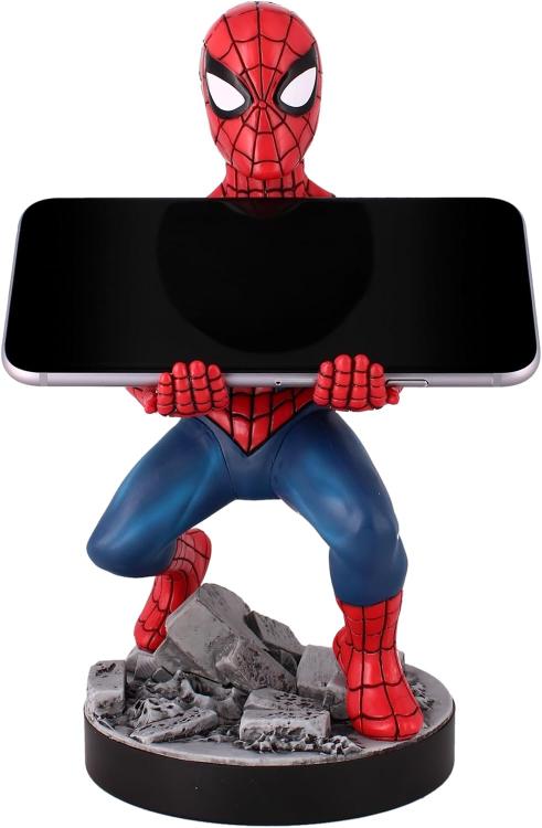 Cable Guys (New Spiderman) Marvel Controller & Smartphone Holder Charging Base Figurine