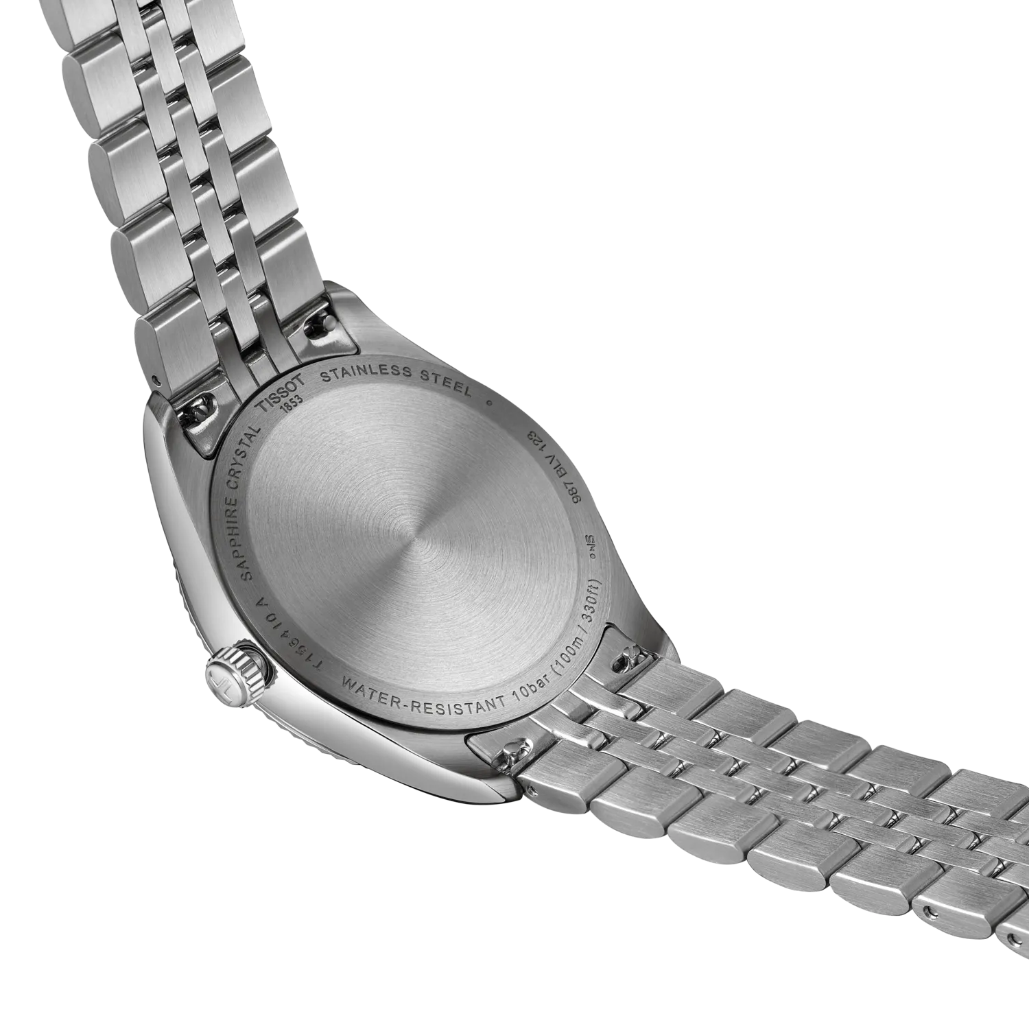 Tissot Ballade 40mm Quartz Men's Watch – Green Dial, Steel Bracelet, Swiss Made – Code T156.410.11.091.00