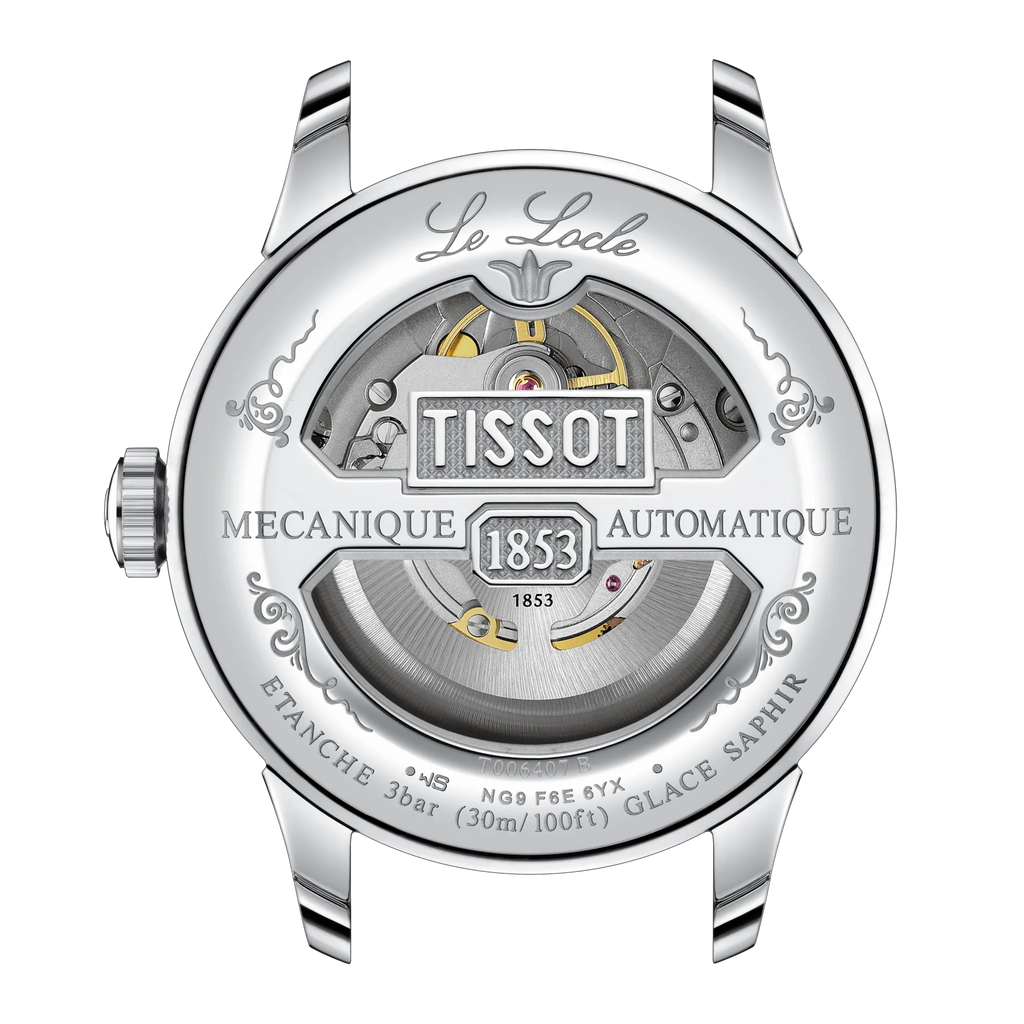 Tissot Le Locle Powermatic 80 – Swiss Made Automatic, black, 39.3mm – Ref. T006.407.11.053.00