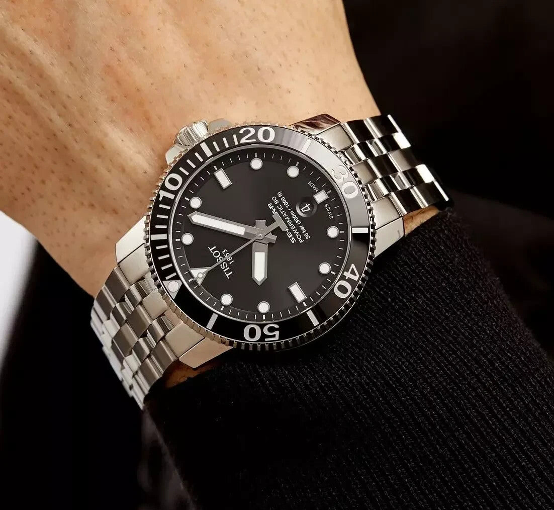 Tissot Seastar 1000 Automatic – Swiss Made, Nero, 43mm, Ref. T120.407.11.051.00