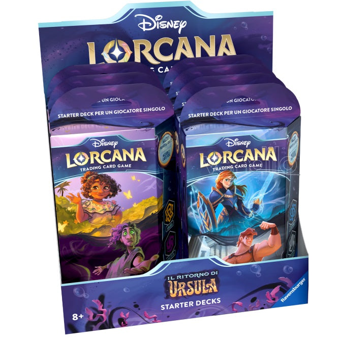 Disney Lorcana "Il Ritorno Di Ursula" Starter Deck (Encanto) Ambra/Ametista Ita