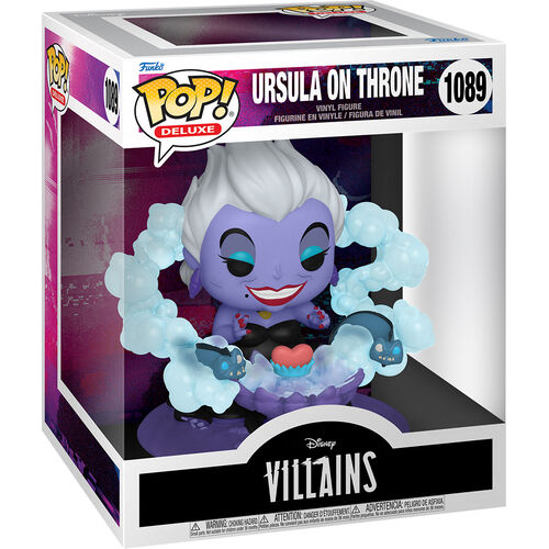 Funko Pop! Disney Villains - Ursula On Throne (1089) Vinyl Figure 15 Cm Mermaid