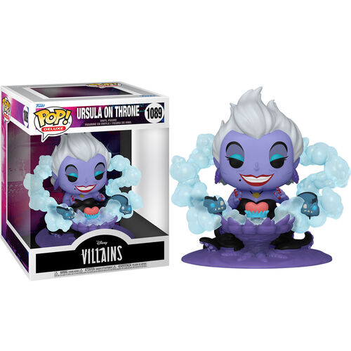 Funko Pop! Disney Villains - Ursula On Throne (1089) Vinyl Figure 15 Cm Mermaid