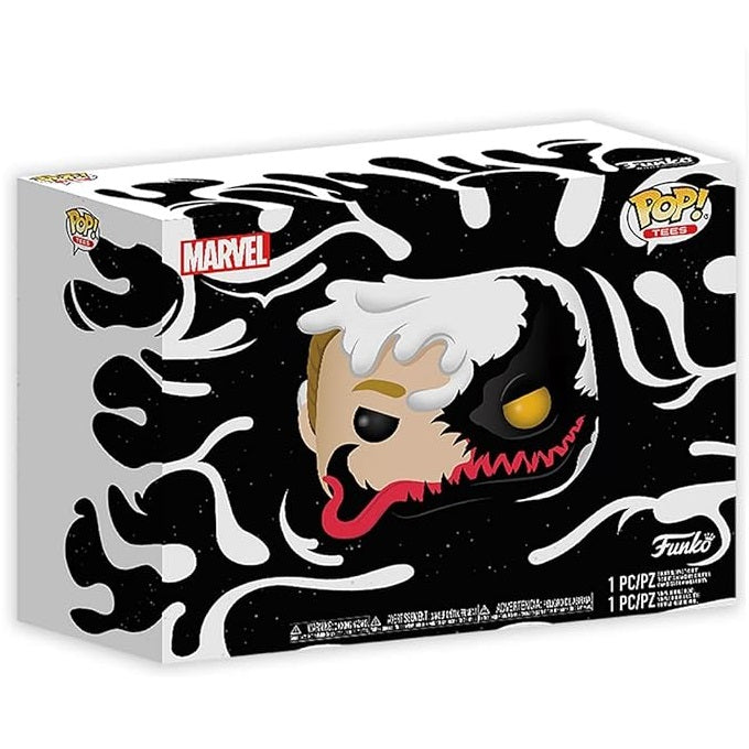Funko Pop ! Tees Marvel Anti Venom (401) Eddie Brock Gitd 9Cm Figure + T-Shirt M