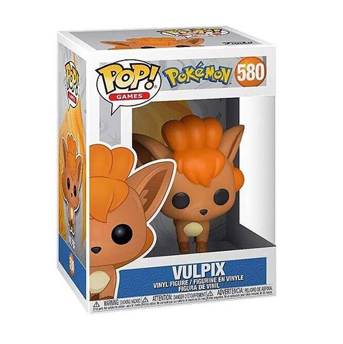 Funko Pop! Games Pokémon - Vulpix (580) Fox Vinyl 9Cm Collectible Figure