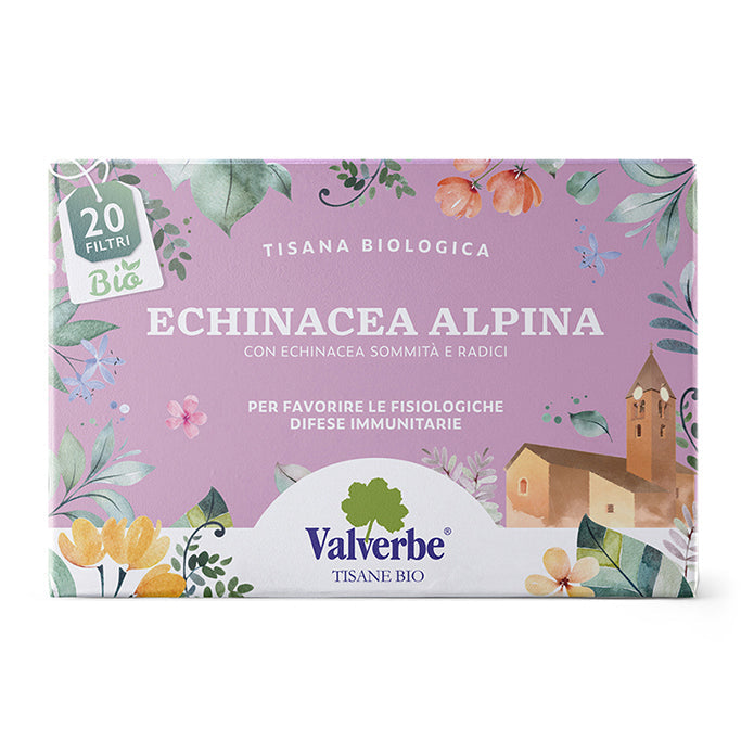 Valverbe Alpine Echinacea Herbal Tea 30g - 20 Filters